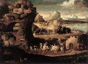 CARPI, Girolamo da Landscape with Magicians fs oil painting picture wholesale